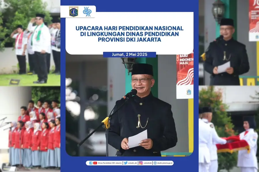 Upacara Hari Pendidikan Nasional di Lingkungan Dinas Pendidikan Provinsi DKI Jakarta — foto 1